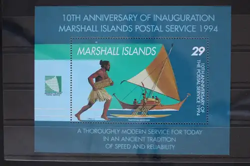 Marshall-Inseln Block 9 mit 515 postfrisch Schifffahrt #FR879