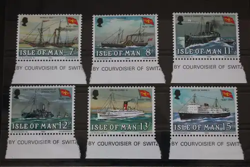 Großbritannien Isle of Man 166-171 postfrisch Schifffahrt #FR960