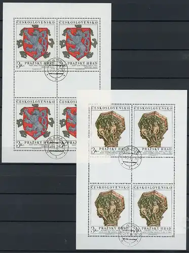 Tschechoslowakei Kleinbögen 2071-2072 gestempelt #GG2163