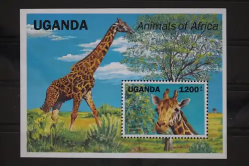 Uganda Block 148 postfrisch #FX815