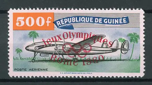 Guinea 53 postfrisch Olympia 1960 Rom #1H731