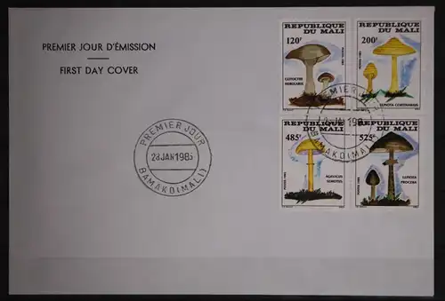 Mali 1038-1041 gestempelt als FDC #GC004