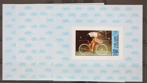 Obervolta 795-798 B postfrisch als Einzelblocks, Olympia 1980 Moskau #GD500