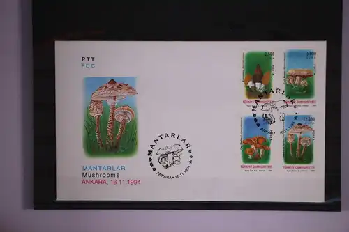 Türkei 3032-3035 gestempelt als FDC/ Pilze #GC056