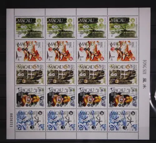Bogen Macau 937-941 postfrisch #GC041