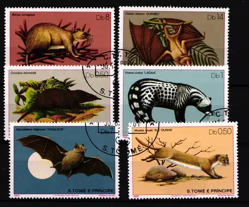 Sao Tome e Principe 673-678 gestempelt #GD339