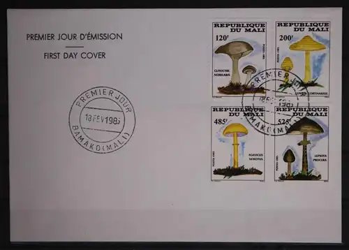 Mali 1038-1041 gestempelt als FDC #GC005