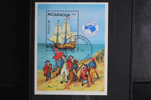 Nicaragua Block 161 mit 2541 gestempelt Schifffahrt #FU888
