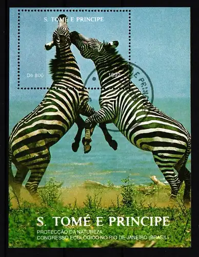 Sao Tome e Principe Block 281 gestempelt #GD335