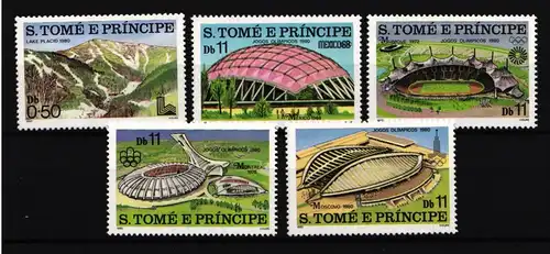 Sao Tome e Principe 632-636 A postfrisch #GD217
