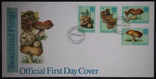 Swaziland 462-465 gestempelt als FDC/ Pilze #GC049