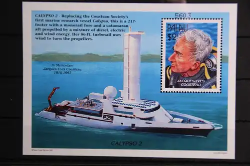 Palau Block 58 mit 1240 postfrisch Schifffahrt #FU787