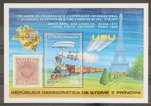 Sao Tome e Principe Block 17 A postfrisch #GD167