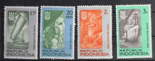 Indonesien 544-547 postfrisch Schifffahrt #FU632