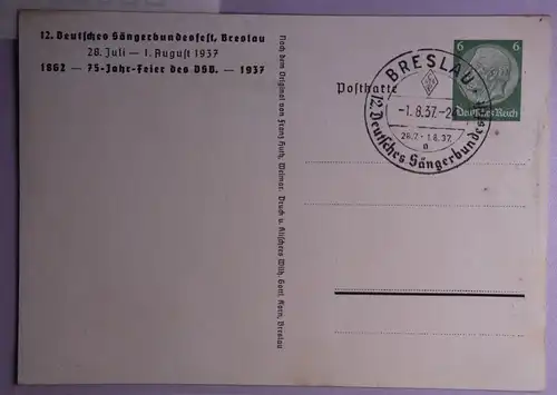 Deutsches Reich PP127/C29-02 als Ganzsache Breslau #BB926