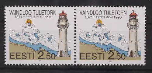 Estland 283 postfrisch Paar Schifffahrt #FU992