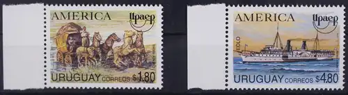 Uruguay 2059-2060 postfrisch Schifffahrt #GA524