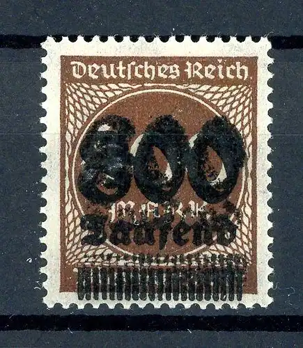 Deutsches Reich Weimar Abart 305 DD postfrisch signiert #2A004