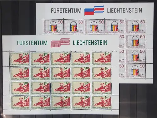 Liechtenstein 945-946 postfrisch als Kleinbogensatz, CEPT #GD580