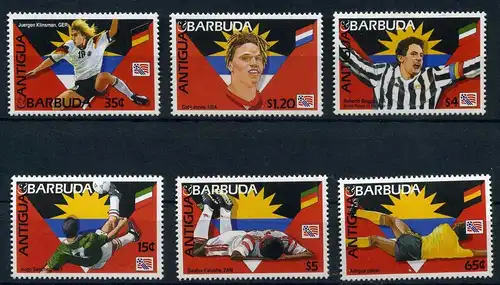 Antigua und Barbuda 2075-2080 postfrisch Fussball #GB699