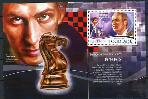 Togo Block 1187 postfrisch Schach #GB757