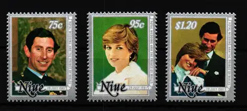 Niue 421-423 postfrisch #GF033