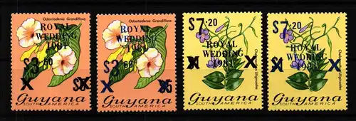 Guyana 616 a, b-617 a, b postfrisch #GF062