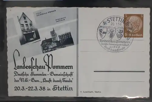 Deutsches Reich PP122/C76-02 als Ganzsache Stettin #BC631