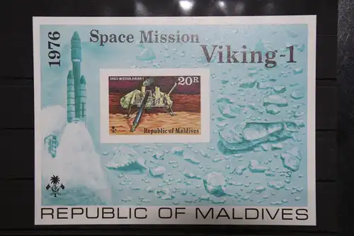 Malediven Block 41 postfrisch Raumfahrt #GB326
