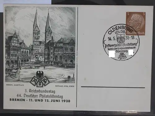 Deutsches Reich PP122/C80I als Ganzsache Oldenburg #BC664