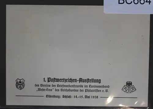 Deutsches Reich PP122/C80I als Ganzsache Oldenburg #BC664