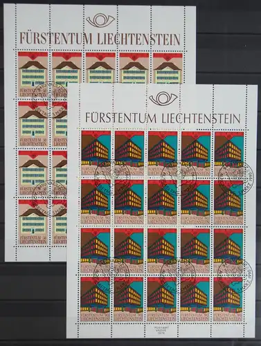 Liechtenstein 984-985 gestempelt als Kleinbogensatz, CEPT #GD546