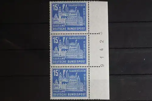 Saarland 446 postfrisch Paar mit Bogennummer #FZ315
