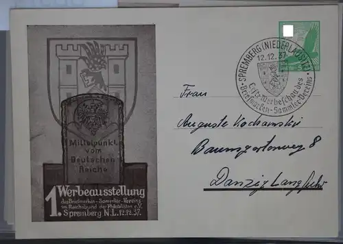 Deutsches Reich PP142/C19 als Ganzsache Spremberg #BB974