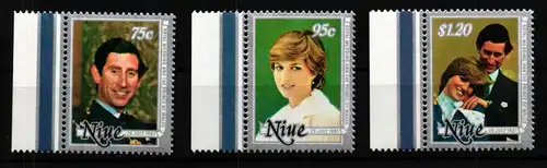 Niue 421-423 postfrisch #GF031