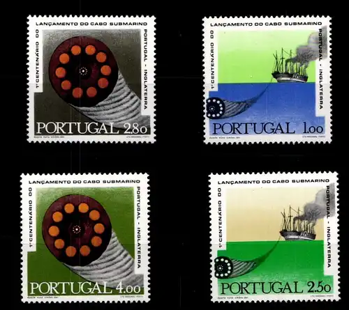 Portugal 1113-1116 postfrisch Schifffahrt #GA582