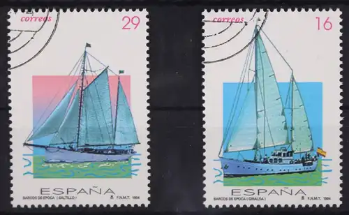 Spanien 3171-3172 gestempelt Schifffahrt #GA519