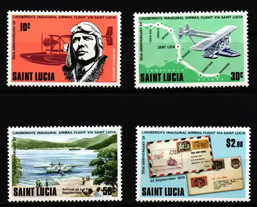 St. Lucia 476-479 postfrisch #GB988