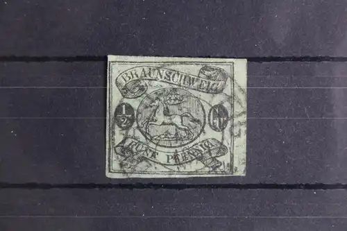 Braunschweig 10a gestempelt leichte Mängel gepr. Brettel BPP #GH513
