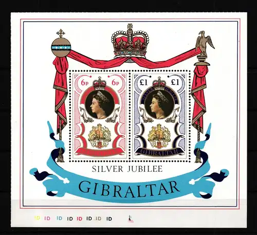 Gibraltar Block 3 postfrisch #GB796