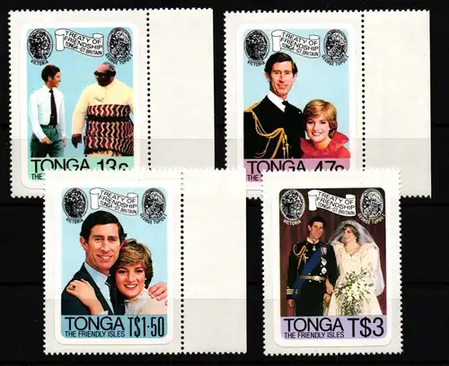 Tonga 786-789 postfrisch #GF056