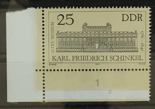 DDR 2619 postfrisch als Eckrand #GF361