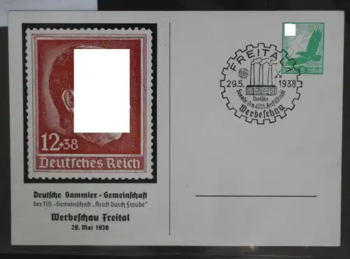 Deutsches Reich PP142/C33-01 als Ganzsache Freital #BC657
