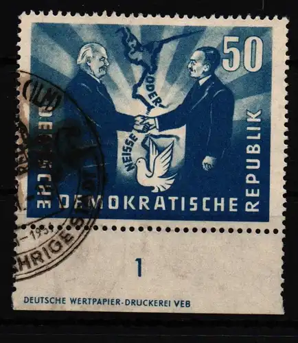 DDR 285 gestempelt Druckvermerk #GB979