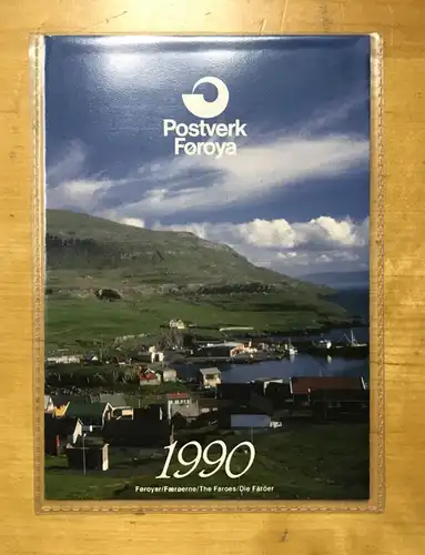 Färöer Jahresmappe 1990 postfrisch #HC226