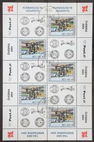 Österreich 2482 gestempelt als Kleinbogen, Tag der Briefmarke #GD531