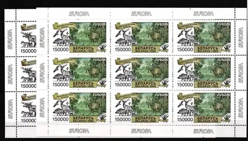 Weißrußland 316-317 postfrisch als Kleinbogensatz #GB995