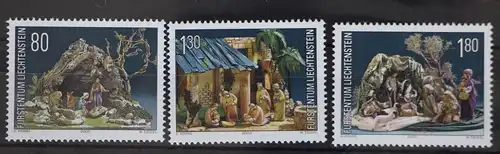 Liechtenstein 1249-1251 postfrisch Weihnachten #GD442