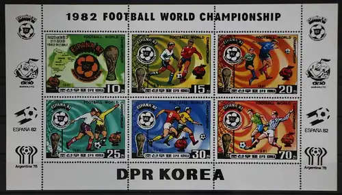 Korea Kleinbogen 2099-2104 postfrisch Fußball #GC469