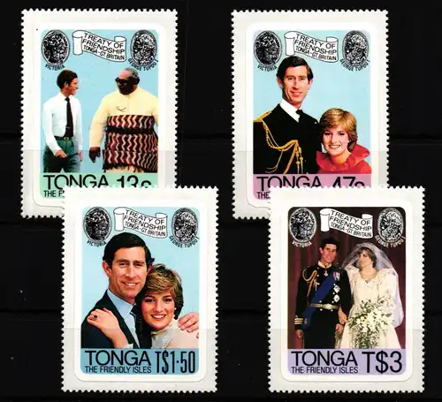 Tonga 786-789 postfrisch #GF057